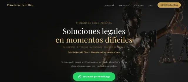 Diseño web de Estudio Jurídico Diez